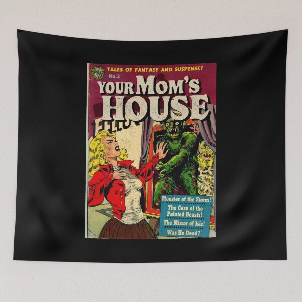 Item preview, Your Mom's House - Vintage Horror Comic Parody designed and sold by Vintagenaut Co..