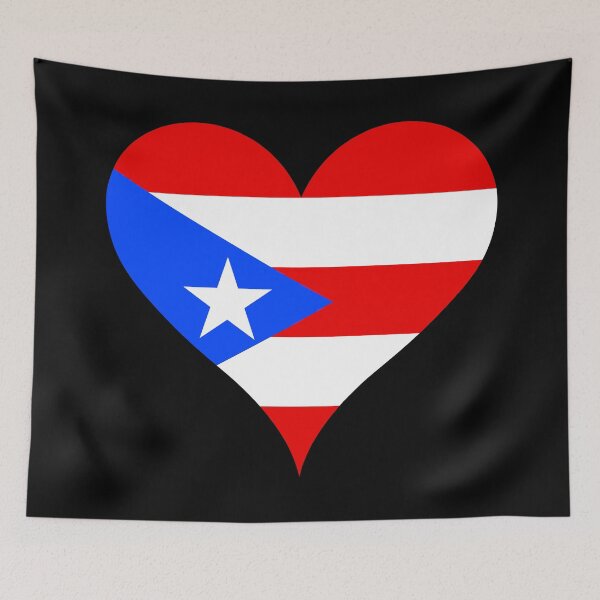 Item preview, Puerto Rico Heart Flag - Boricua Pride & Love designed and sold by NTGUILTY.