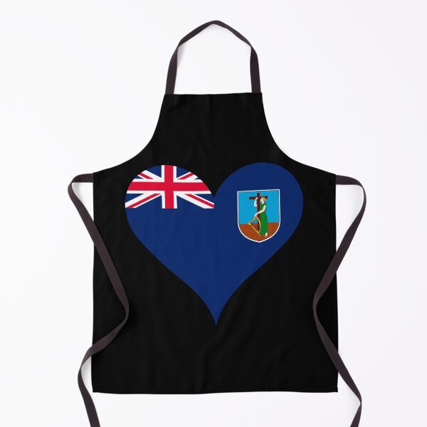 Item preview, Montserrat Heart Flag - Montserratian Pride & Love designed and sold by NTGUILTY.