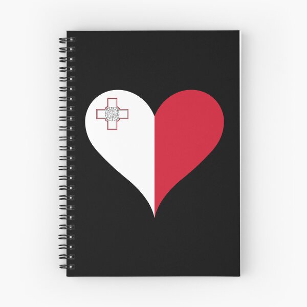 Item preview, Malta Heart Flag - Maltese Pride & Love designed and sold by NTGUILTY.