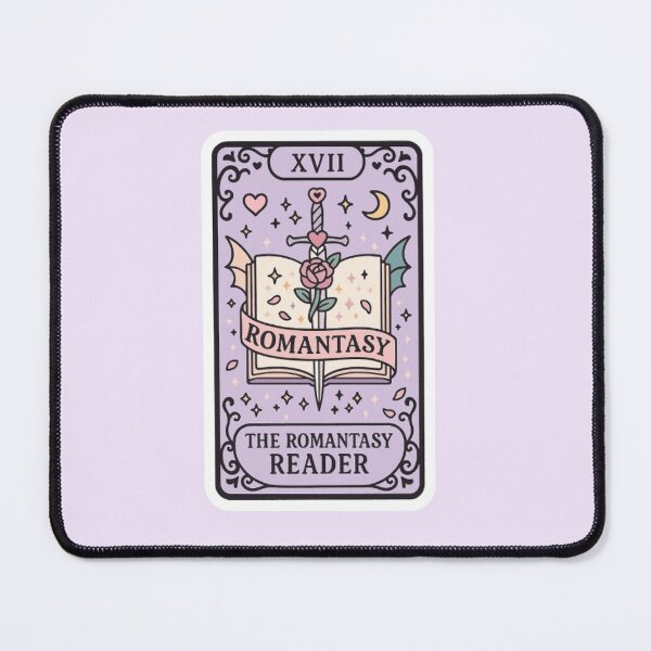 Item preview, The Romantasy Reader Tarot Card Sticker — Pastel Bookish Aesthetic, Fantasy Romance, BookTok designed and sold by theliteraryedit.