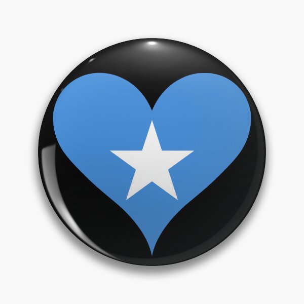 Item preview, Somalia Heart Flag - Somali Pride & Unity designed and sold by NTGUILTY.