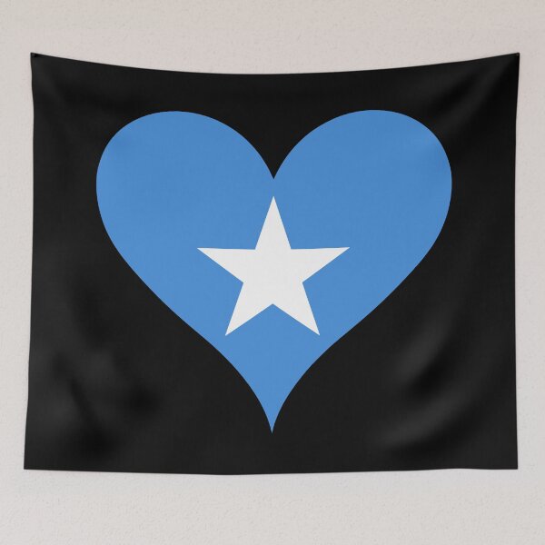 Item preview, Somalia Heart Flag - Somali Pride & Unity designed and sold by NTGUILTY.