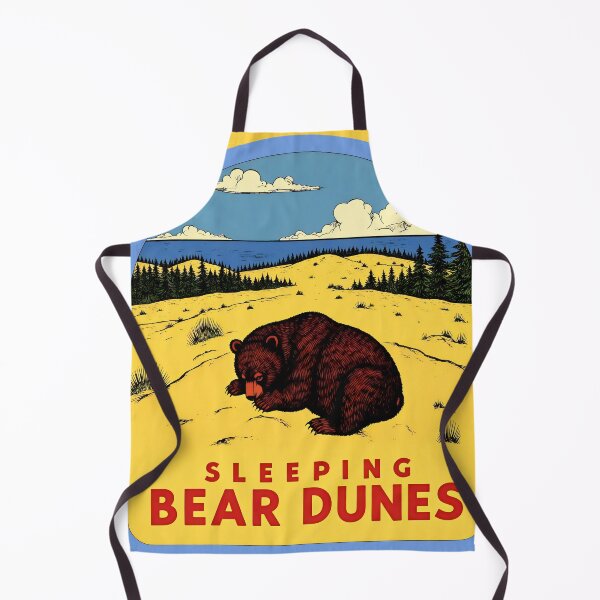 Item preview, Sleeping Bear Dunes Vintage Decal designed and sold by TheOldMittenIllustrated.