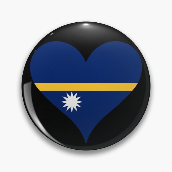 Item preview, Nauru Heart Flag - Nauruan Pride & Heritage designed and sold by NTGUILTY.