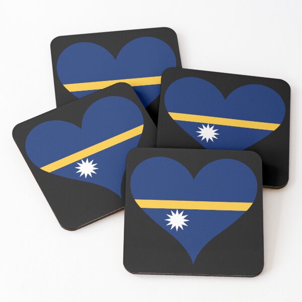 Item preview, Nauru Heart Flag - Nauruan Pride & Heritage designed and sold by NTGUILTY.