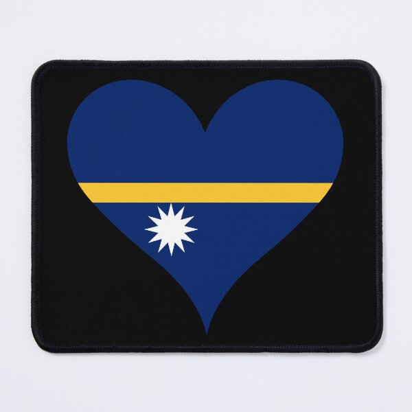 Item preview, Nauru Heart Flag - Nauruan Pride & Heritage designed and sold by NTGUILTY.