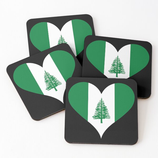 Item preview, Norfolk Island Heart Flag - Norfuk Pride & Love designed and sold by NTGUILTY.