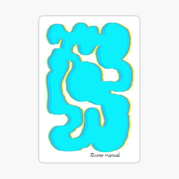 Aperçu de l'œuvre Pop abstrait créée et vendue par Diego Manuel Rodriguez.