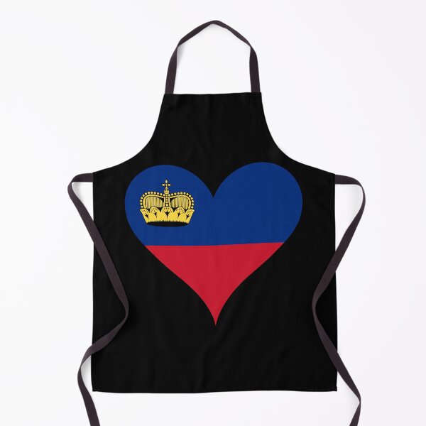 Item preview, Liechtenstein Heart Flag - Fürstentum Pride designed and sold by NTGUILTY.