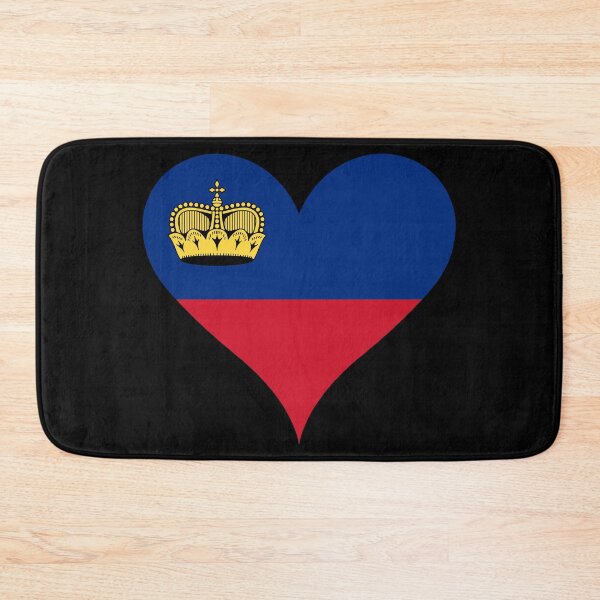 Item preview, Liechtenstein Heart Flag - Fürstentum Pride designed and sold by NTGUILTY.