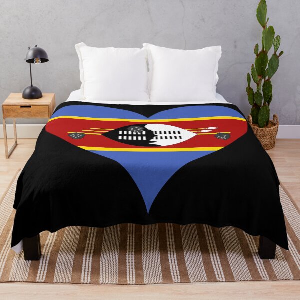 Item preview, Eswatini Heart Flag - Swazi Pride designed and sold by NTGUILTY.