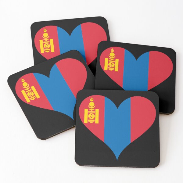 Item preview, Mongolia Heart Flag - Soyombo Pride designed and sold by NTGUILTY.