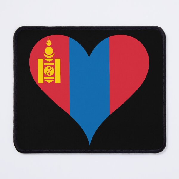 Item preview, Mongolia Heart Flag - Soyombo Pride designed and sold by NTGUILTY.