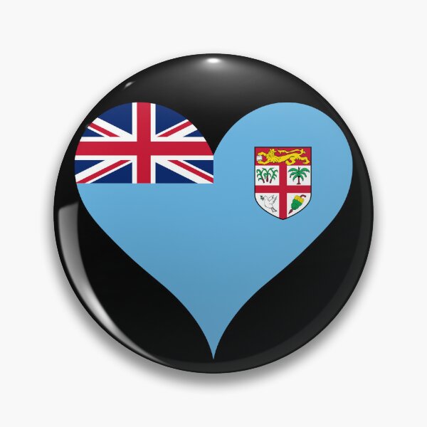 Item preview, Fiji Heart Flag - Pacific Pride designed and sold by NTGUILTY.