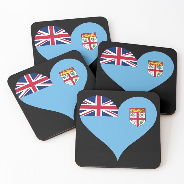 Item preview, Fiji Heart Flag - Pacific Pride designed and sold by NTGUILTY.