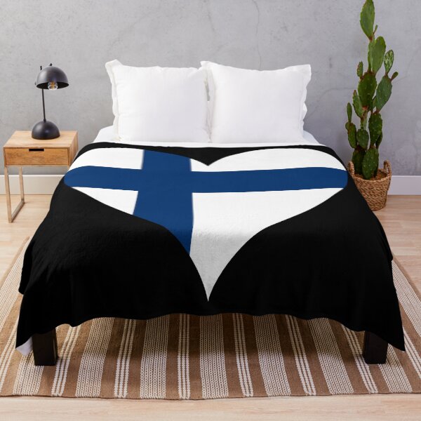 Item preview, Finland Heart Flag - Suomi Pride designed and sold by NTGUILTY.