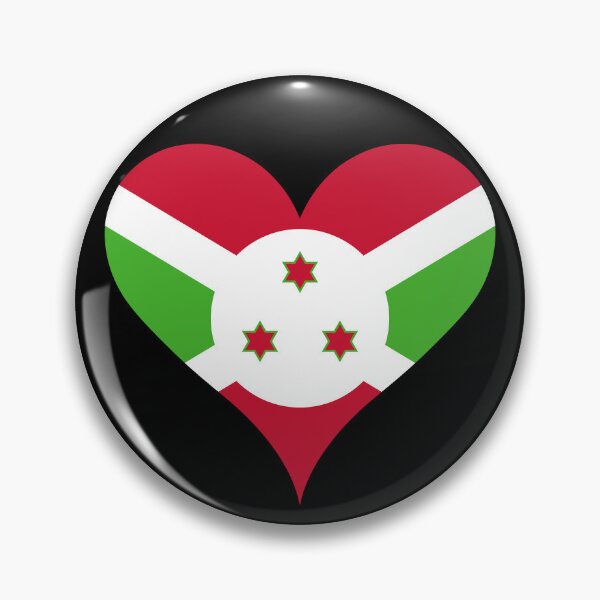 Item preview, Burundi Heart Flag - Unity, Work, Progress designed and sold by NTGUILTY.