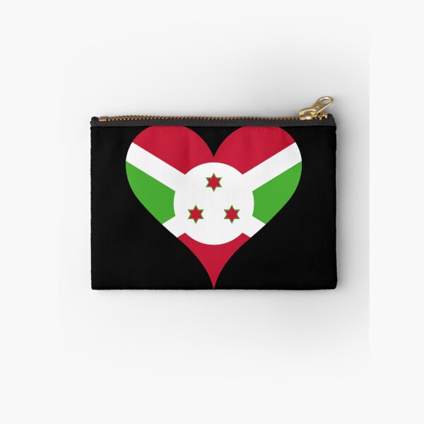 Item preview, Burundi Heart Flag - Unity, Work, Progress designed and sold by NTGUILTY.