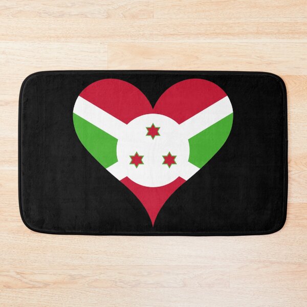 Item preview, Burundi Heart Flag - Unity, Work, Progress designed and sold by NTGUILTY.