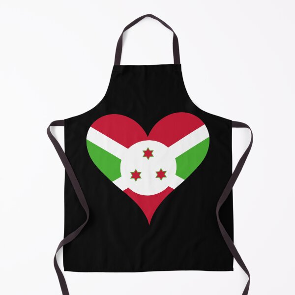 Item preview, Burundi Heart Flag - Unity, Work, Progress designed and sold by NTGUILTY.