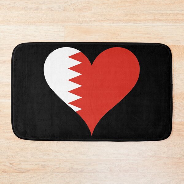 Item preview, Bahrain Heart Flag - Five Pillars of Islam designed and sold by NTGUILTY.