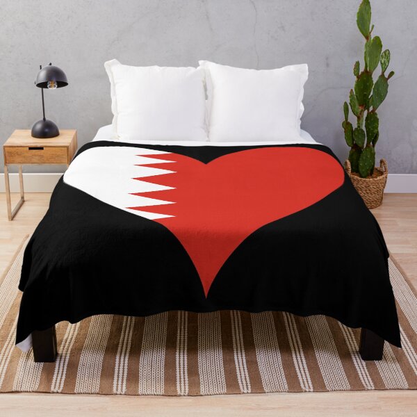 Item preview, Bahrain Heart Flag - Five Pillars of Islam designed and sold by NTGUILTY.