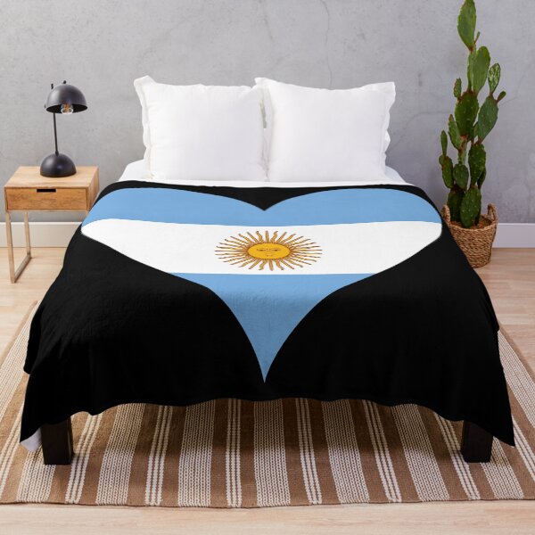 Artikelvorschau, Argentinien Herzflagge - Sonne des Mai Erbe entworfen und verkauft von NTGUILTY.
