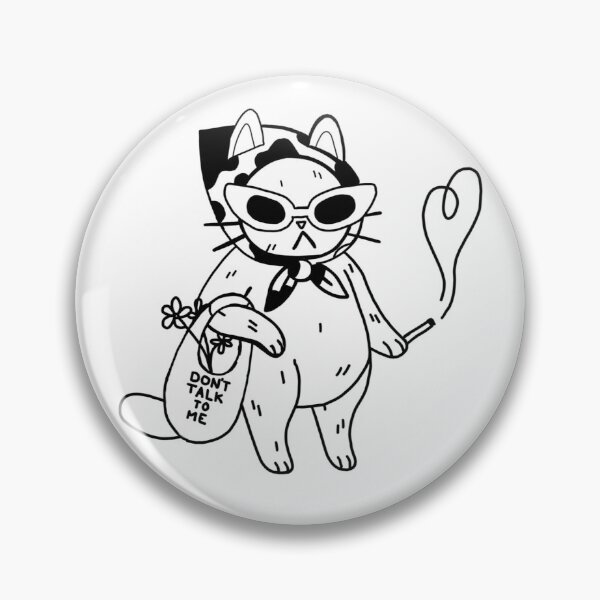 Item preview, Don’t talk to me cat  designed and sold by jamieamyyy.