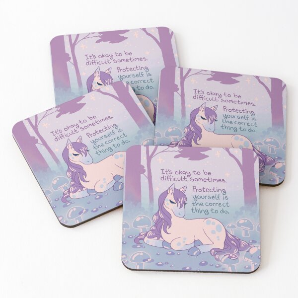 Item preview, "It's Okay to Be Difficult Sometimes" Calm Horse designed and sold by thelatestkate.