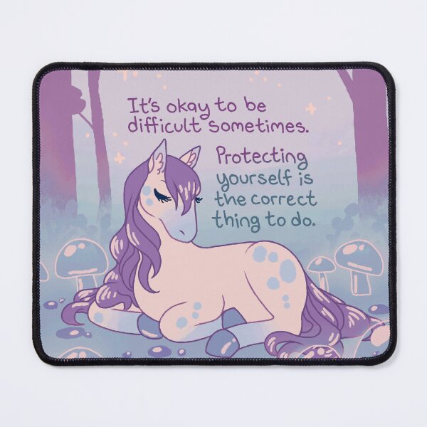 Item preview, "It's Okay to Be Difficult Sometimes" Calm Horse designed and sold by thelatestkate.