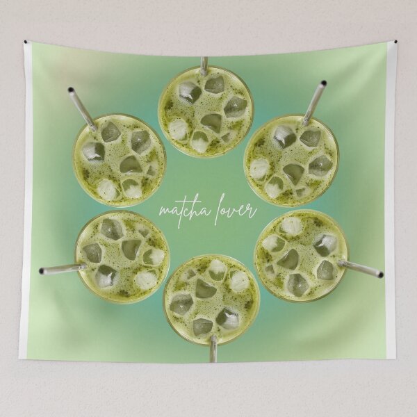 Item preview, Iced Matcha Vibes – Aesthetic Green Tea Poster designed and sold by jpb331.