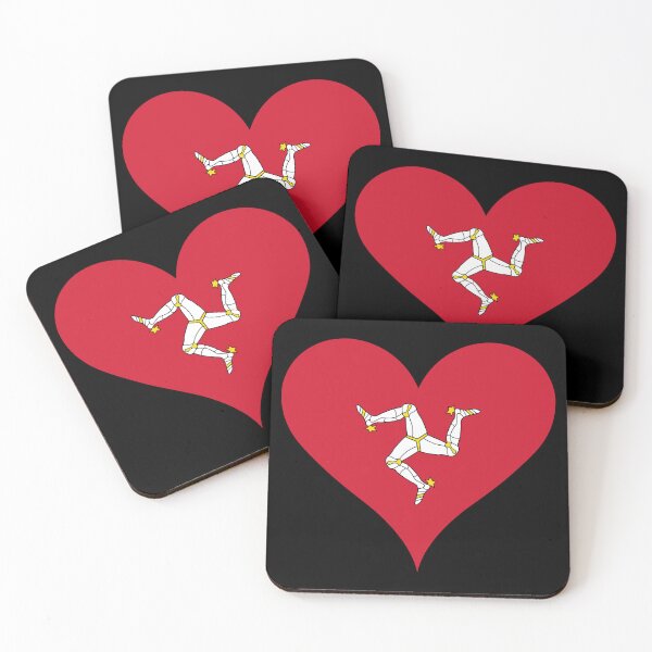 Item preview, Isle of Man Heart Flag - Whichever You Throw Me, I Stand designed and sold by NTGUILTY.