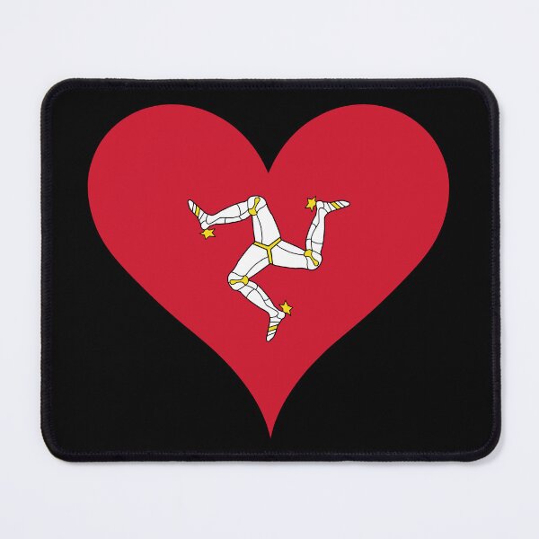 Item preview, Isle of Man Heart Flag - Whichever You Throw Me, I Stand designed and sold by NTGUILTY.