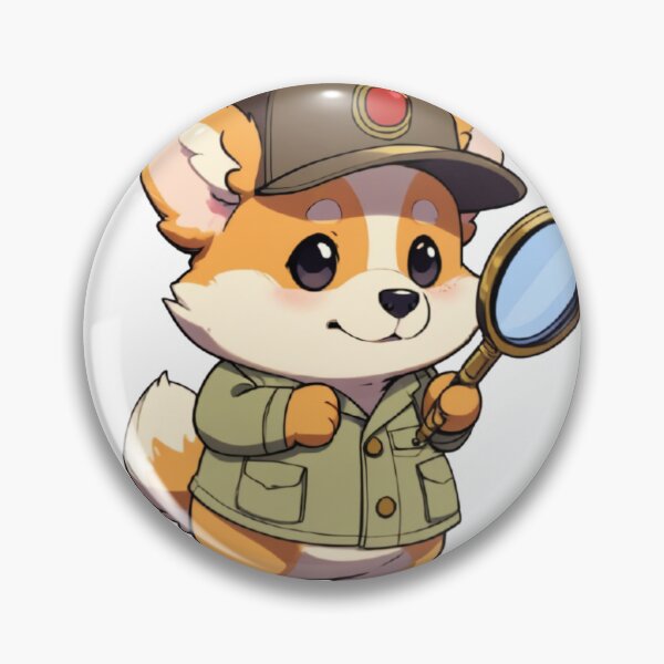 Item preview, Corgi Detective — Magnifying Mission designed and sold by ChibiFusion.