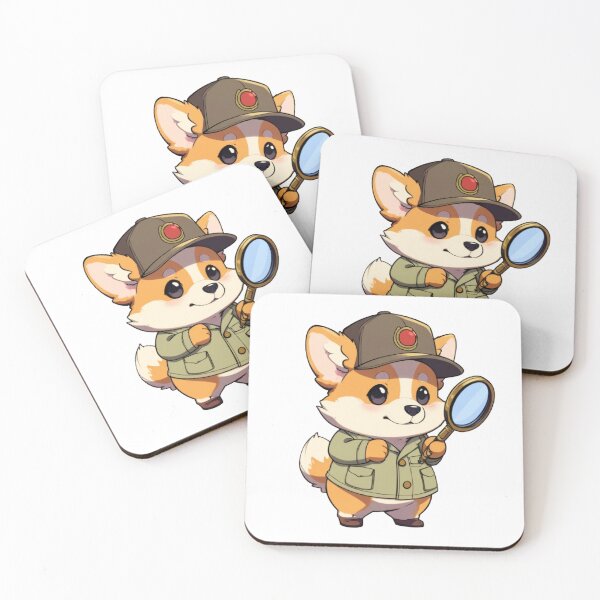 Item preview, Corgi Detective — Magnifying Mission designed and sold by ChibiFusion.