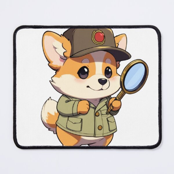 Item preview, Corgi Detective — Magnifying Mission designed and sold by ChibiFusion.