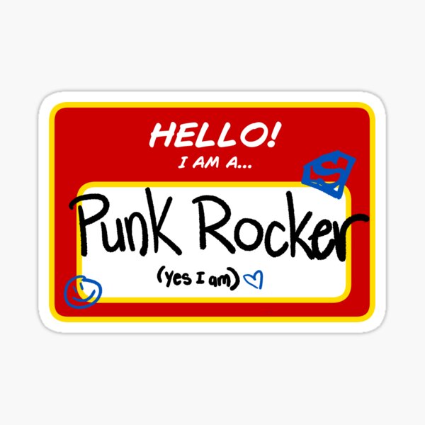 Item preview, I am a punk rocker designed and sold by cherry-trove.