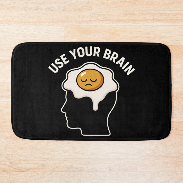 Item preview, Brain Fried Egg Funny Design designed and sold by Amr Siam.