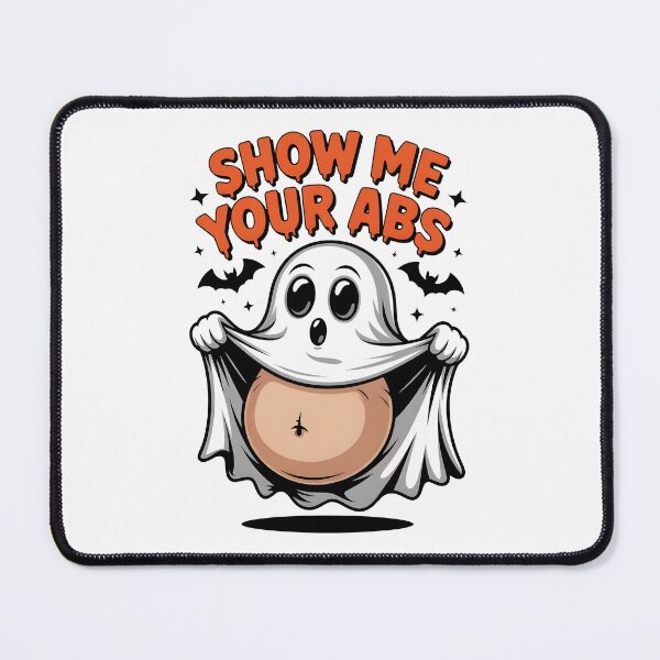 Item preview, Show me your ABS - Halloween ghost bares belly designed and sold by Channel1Design.
