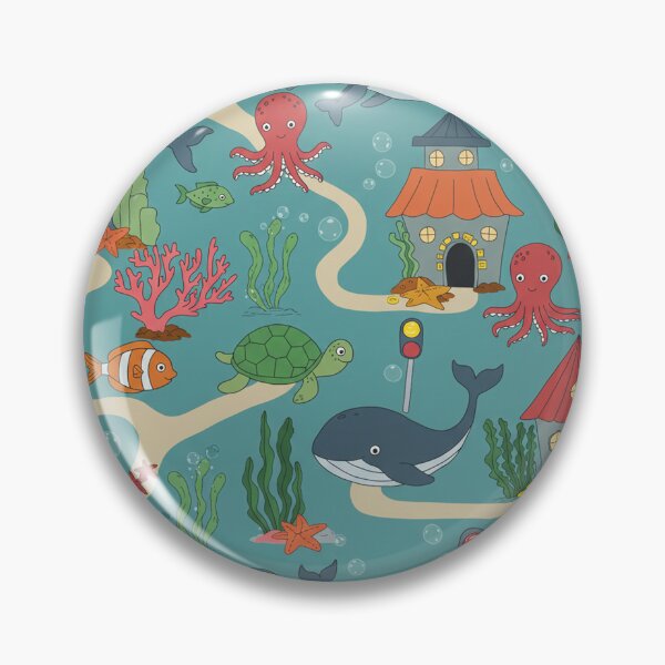 Item preview, Underwater Town designed and sold by MySignatureItems.