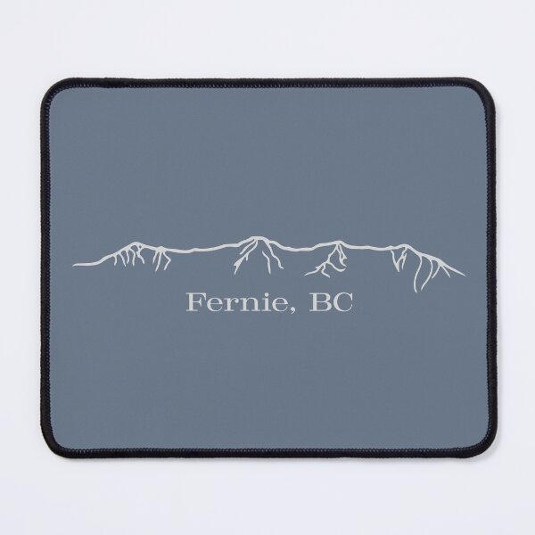 Item preview,  Fernie Headwall outline with Fernie BC light grey designed and sold by Rock An Design.