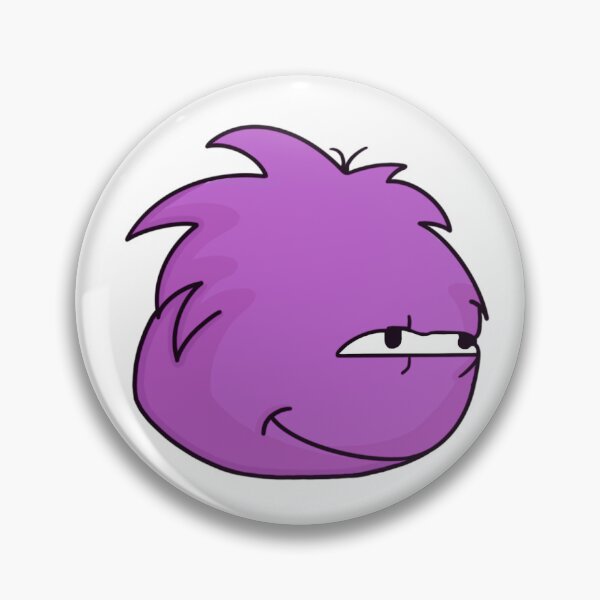 Item preview, purple puffle smirk designed and sold by CatiesTinyWorld.
