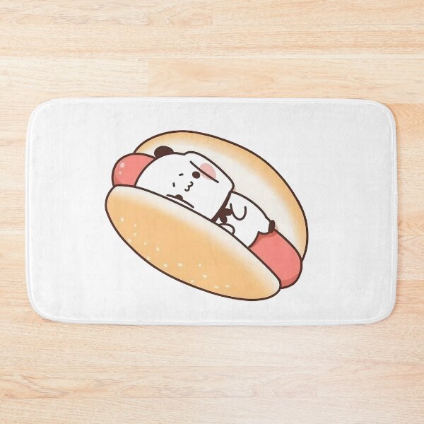 Item preview, Bubu squished between a hot dog  designed and sold by PandaBearShop.