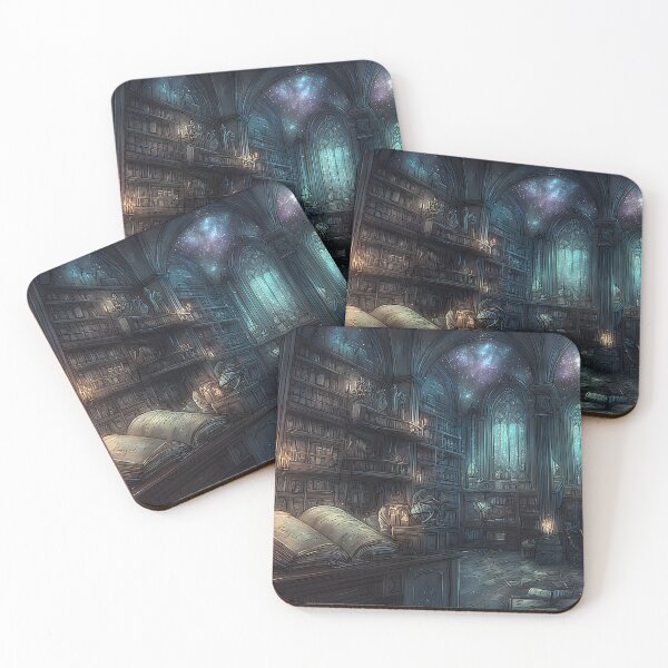 Item preview, Enchanted Library of Forgotten Knowledge designed and sold by oanaunciuleanu.