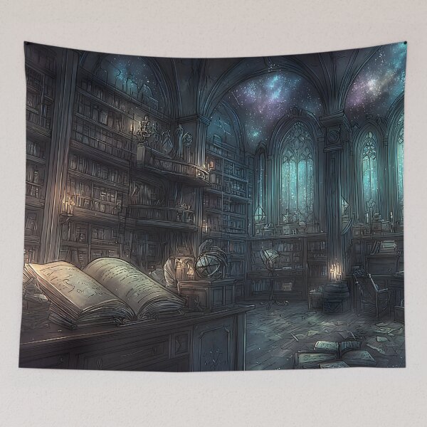 Item preview, Enchanted Library of Forgotten Knowledge designed and sold by oanaunciuleanu.