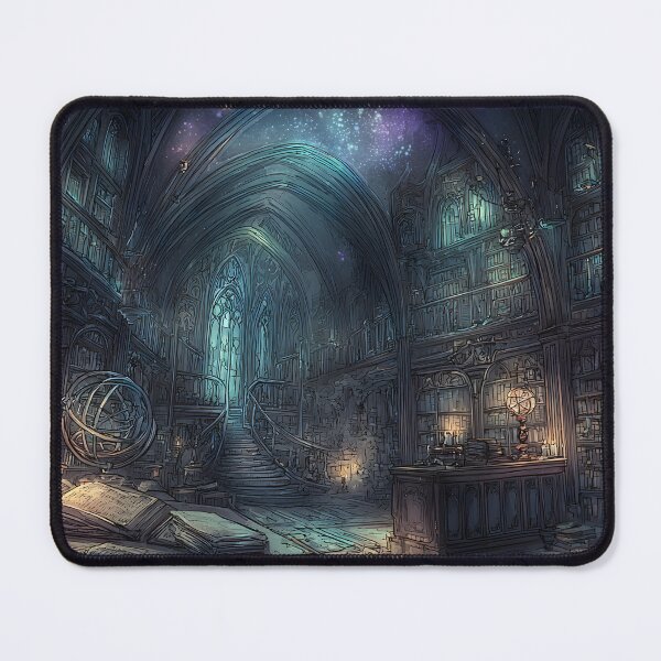 Item preview, Enchanted Library of Forgotten Knowledge designed and sold by oanaunciuleanu.