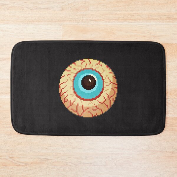 Item preview, Fleshy Eyeball Pixel Art – Creepy Retro Eye Design designed and sold by PixelDrukiPL.