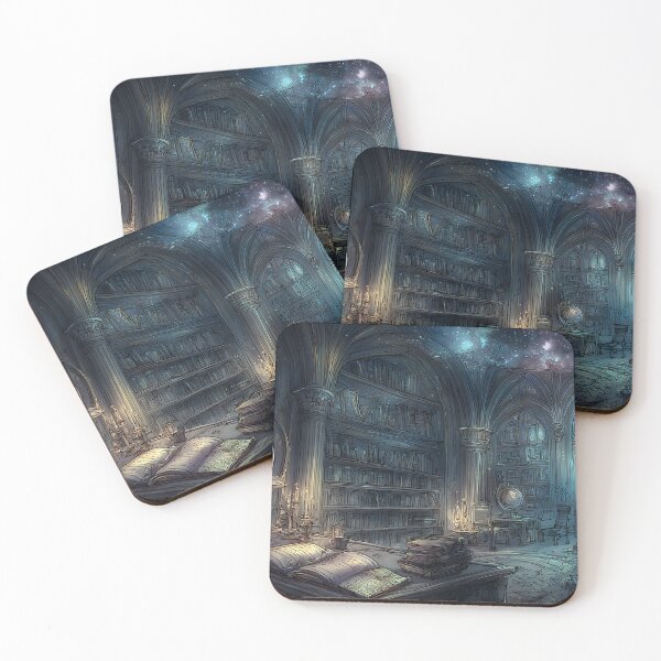 Item preview, Enchanted Library of Forgotten Knowledge designed and sold by oanaunciuleanu.