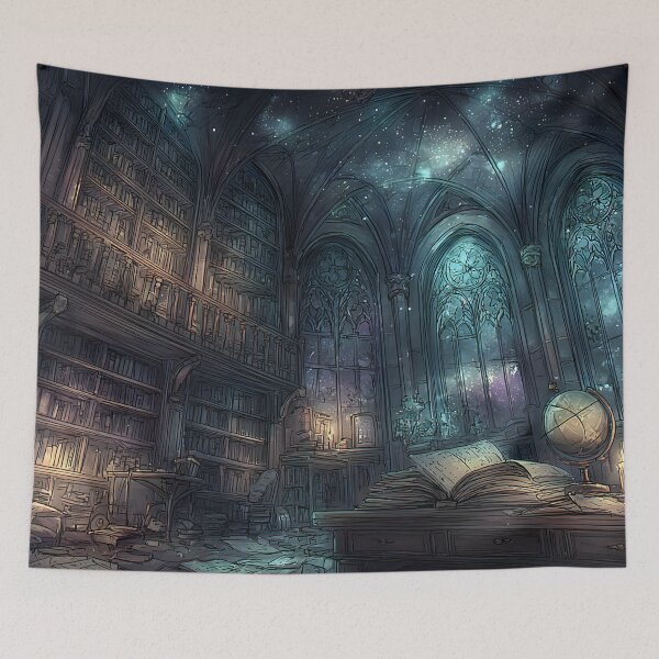 Item preview, Enchanted Library of Forgotten Knowledge designed and sold by oanaunciuleanu.